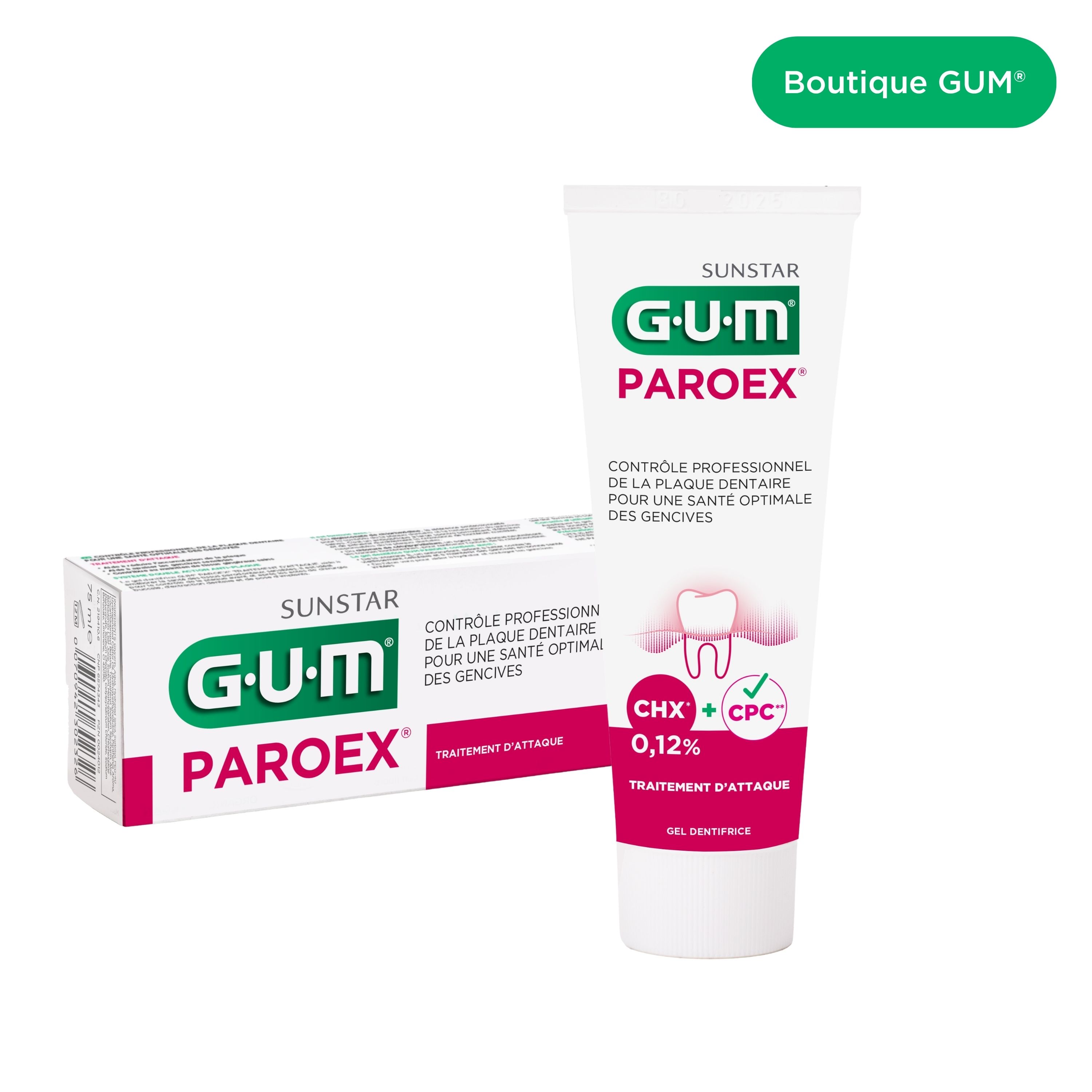 Product catalogue hub images - 1770FNLB-FR-GUM-PAROEX-012-TOOTHPASTE-75ML-hero-DTC
