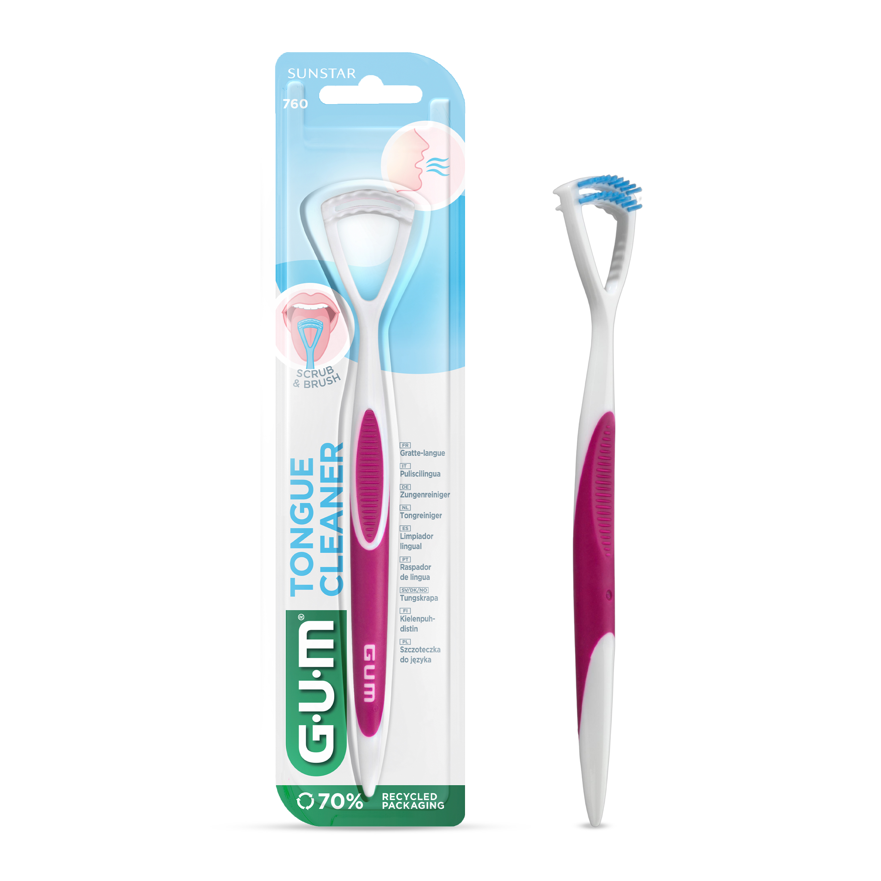 Puliscilingua GUM Halicontrol vista laterale