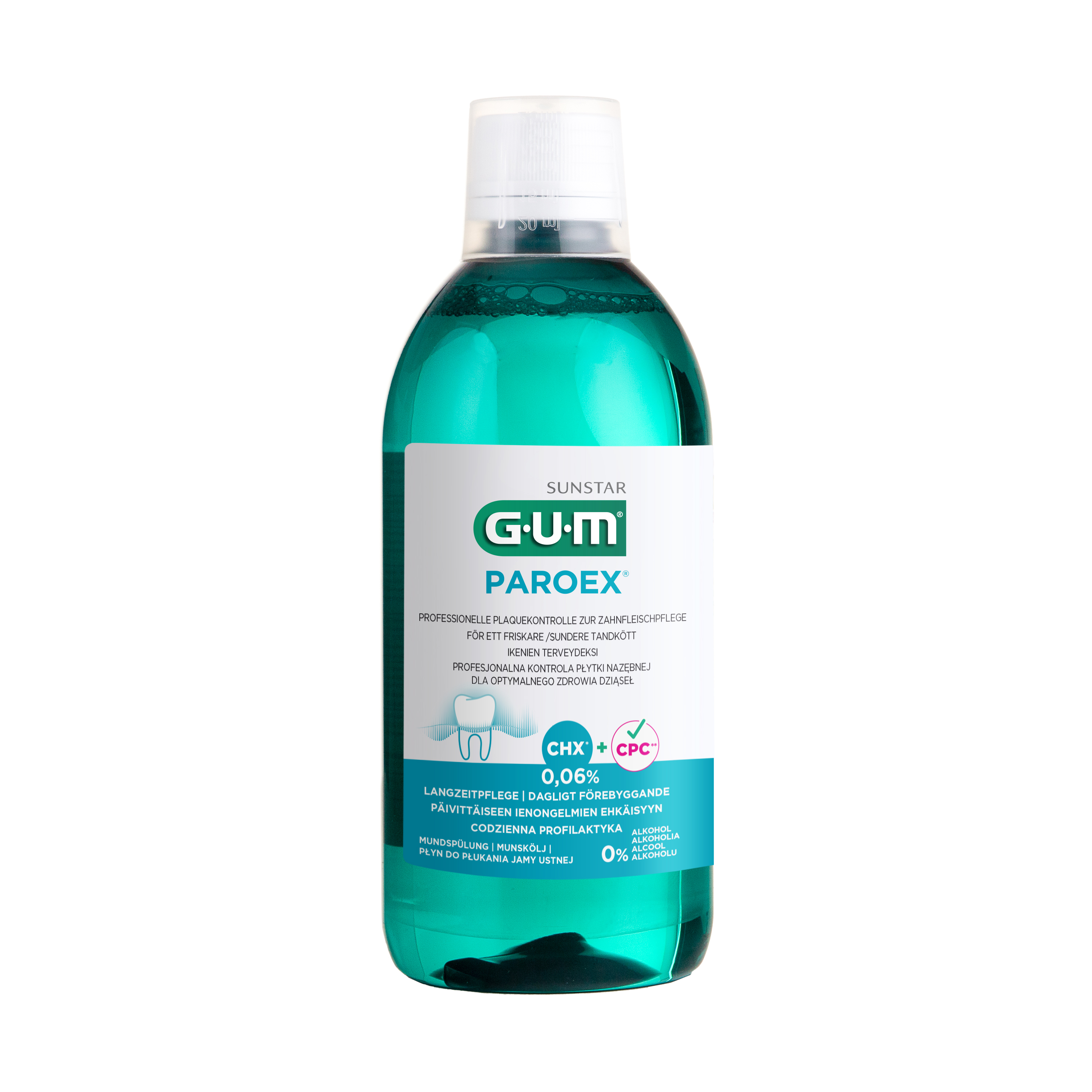 GUM® PAROEX® 0,06% Munnskyll flaske
