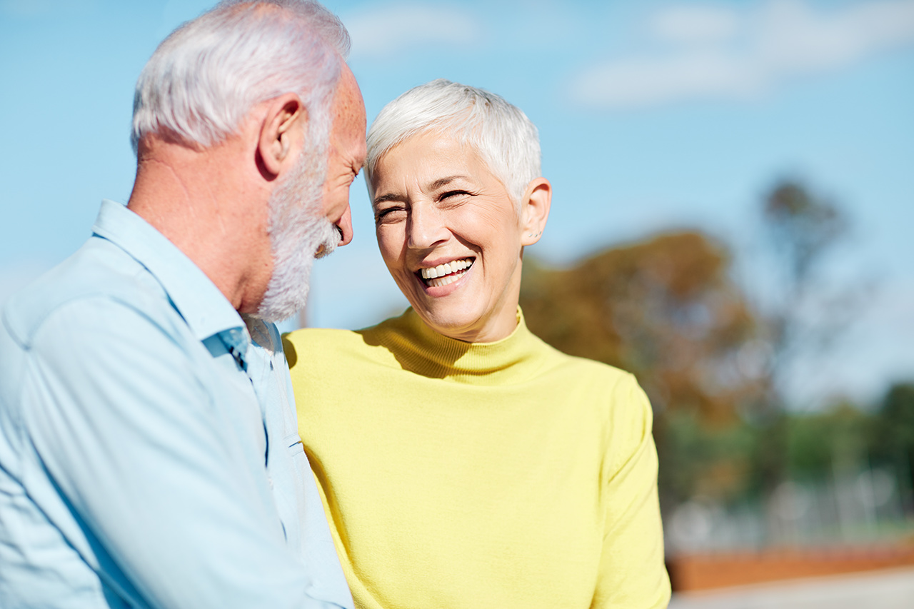senior couple happy elderly love together portrait of happy smiling senior couple outdoors